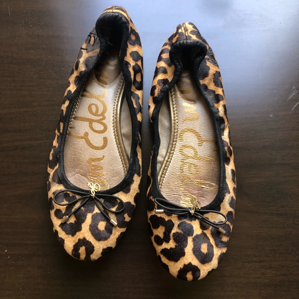 Sam Edelman Leopard Flats